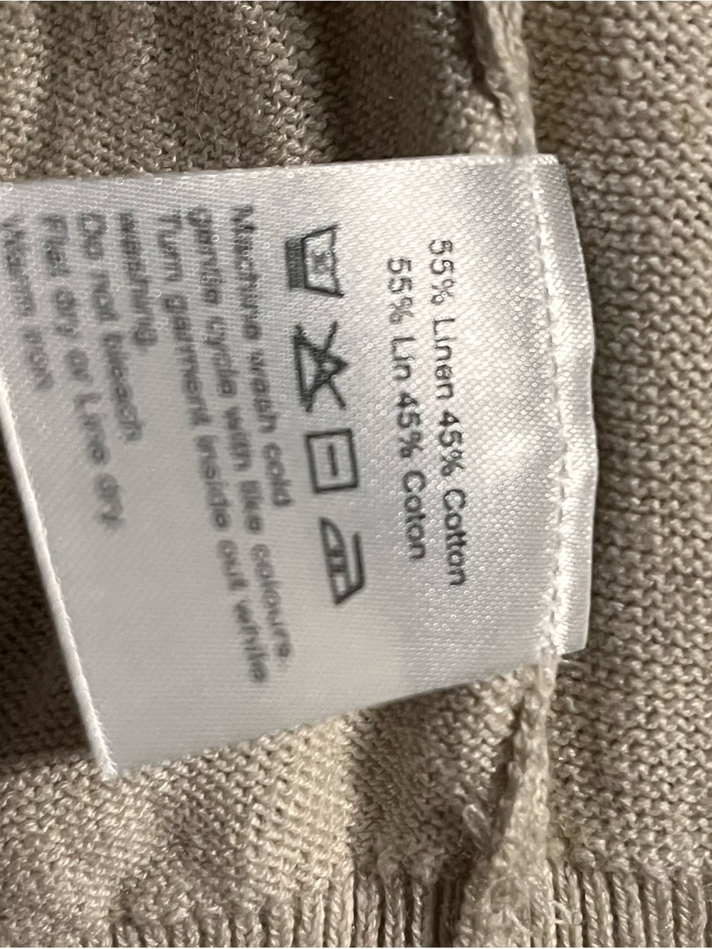 Spier & Mackay Slim Fit knit Cream Short-Sleeve Polo Shirt Small - Picture 4 of 5